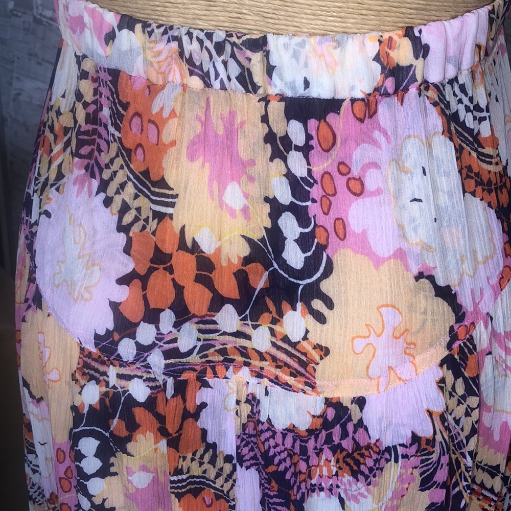 A.L.C Floral Halter Maxi Dress size 2 - Picture 12 of 14